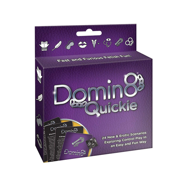 Domin8 Quickie Card Game | Adult Erotic Sexy Naughty Fantasy Couple Love Fun | Romantic Gift