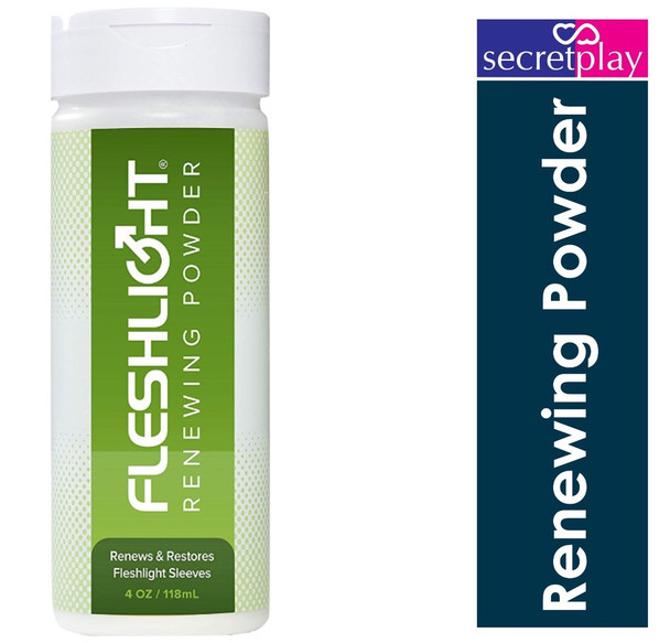 Fleshlight Sex Toy Renewing Powder 118ml | Clean Renewing Masturbator Sleeves & Feel New