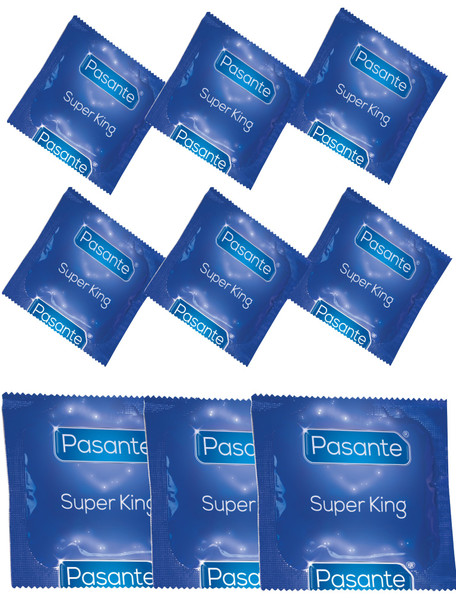 144 x Pasante Super King Condoms | Super Wide & Long | Bigger Size | CE Kite Marked | Wholesale Bulk |