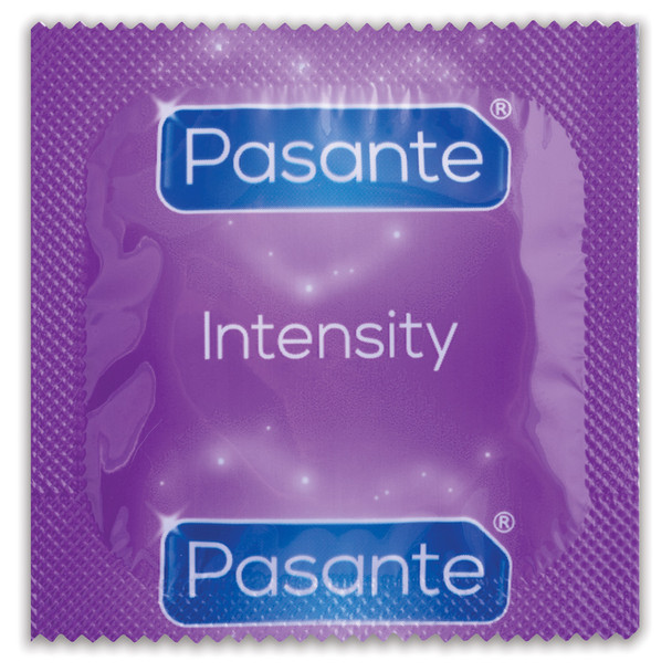 144 x Pasante Ribs & Dots Intensity Condoms | Ribbed Dotted | Bulk Wholesale Pack