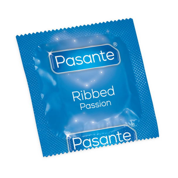 144 Pasante Ribbed Passion Condoms, Wholesale Clinic Pack