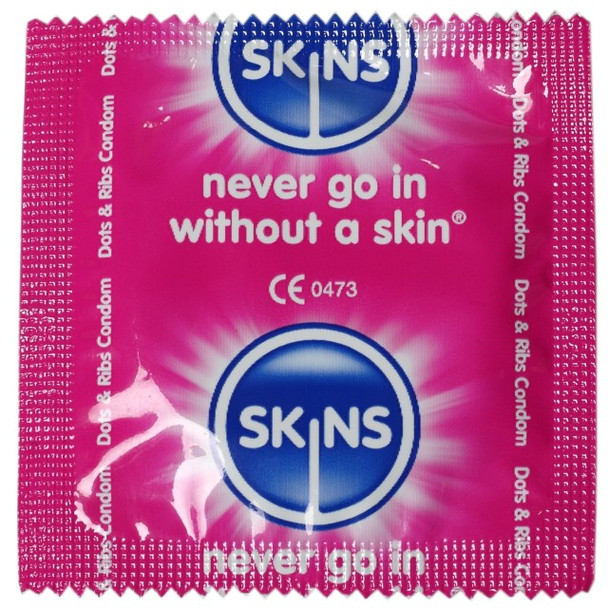 Skins Dots & Ribs Condom - Pack of 12