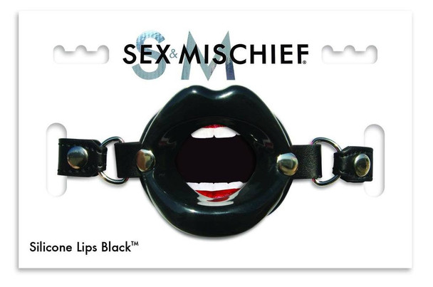 S&M Silicone Lips Black 