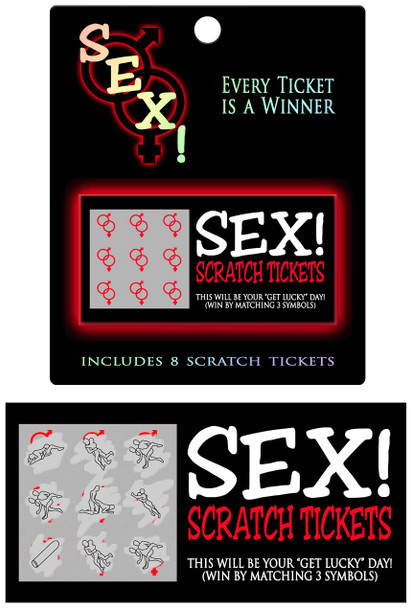 SEX! Scratch Tickets Adult Cards | Sexy Romance Love Making Couples Fun | Romantic Gift