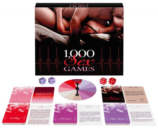 1000 Sex Adult Dice Card Game | Naughty Romance Love Making Couples Bedroom Erotic Fun | Romantic Gift