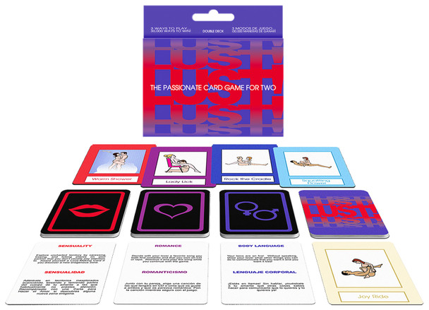 Lust Card Game | Adult Fun Naughty Romance Erotic Love Making Couples Fun | Romantic Gift