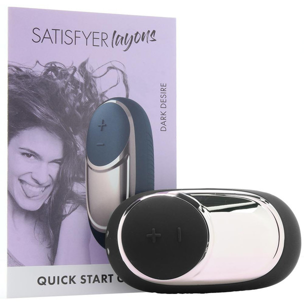 Satisfyer Layons Dark Desire Clitoral Stimulator Vibrator | Female Stimulation Orgasm Fun | Sex Toy