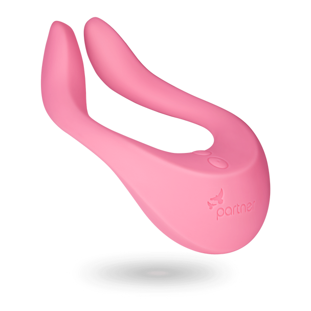 Satisfyer Partner Multifun 2 Couple Vibrator | Couples or Solo Orgasm Fun | Sex Toy  Pink