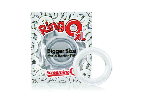  Screaming O RingO XL Clear Penis Cock Ring | Bigger Longer Harder Firmer Ring | Sex Toy 