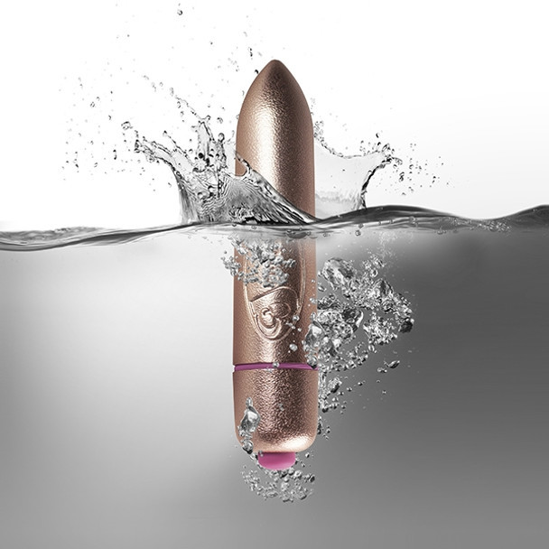 Rocks Off RO 80mm Precious Golden Bullet Vibrator Sex Toy Clitoral Vibe 7 Speed