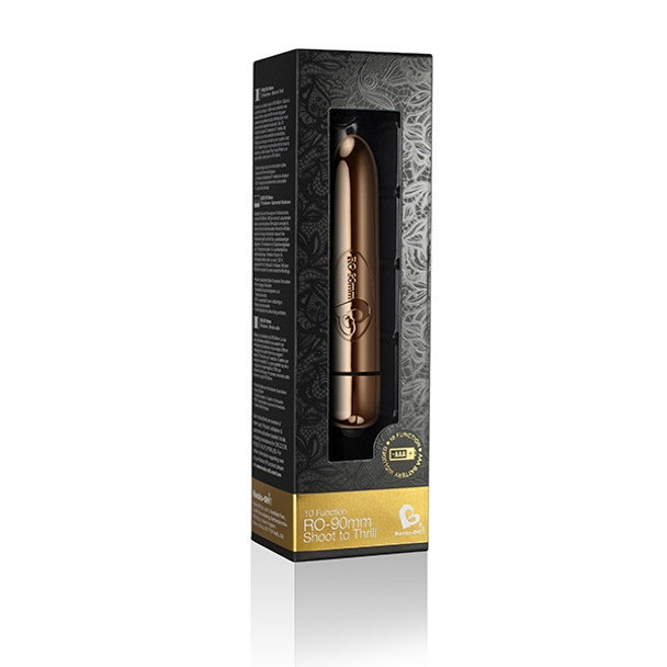 Rocks Off RO-90mm Shoot to Thrill Bullet Vibrator Sex Toy Clitoral Vibes Rose