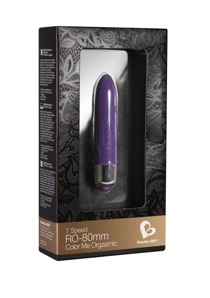 Rocks Off RO 80mm Color Me Orgasmic Bullet Vibrator Sex Toy Clitoral Vibe