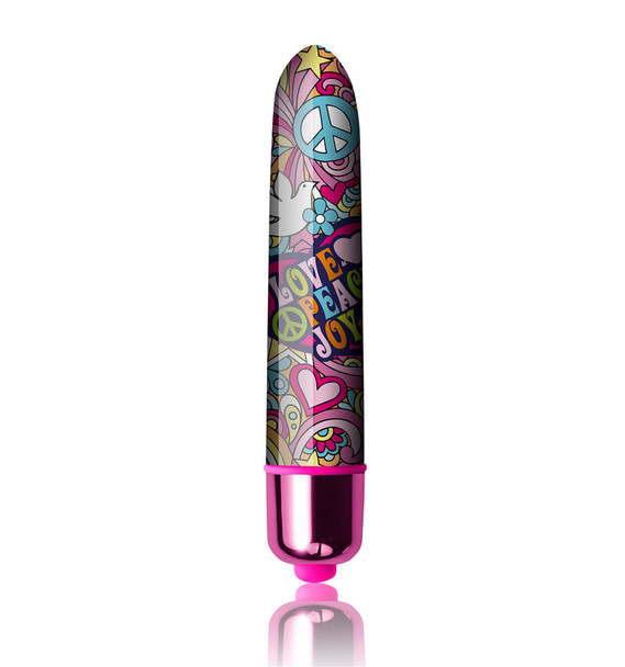 Rocks Off RO 90mm Summer of Love Groovy Baby Bullet Vibrator Sex Toy Clitoral