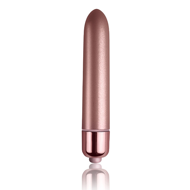 Rocks Off RO 90mm Touch of Velvet Rose Bullet Vibrator Sex Toy Clitoral