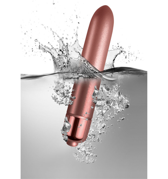 Rocks Off RO 90mm Touch of Velvet Rose Bullet Vibrator Sex Toy Clitoral