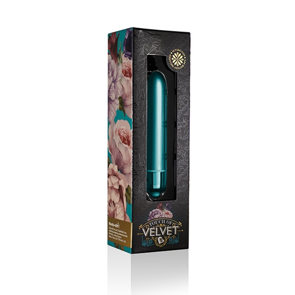 Rocks Off RO 90mm Touch of Velvet Peacock Petal Bullet Vibrator Sex Toy Clitoral