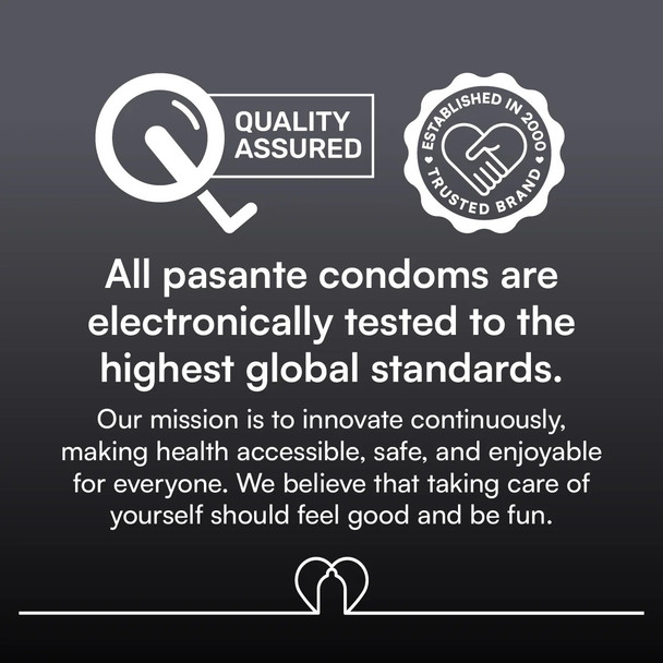 288 x Pasante Extra Condoms | Extra Thick Extra Lube | Wholesale Bulk Pack | CE Kitemarked