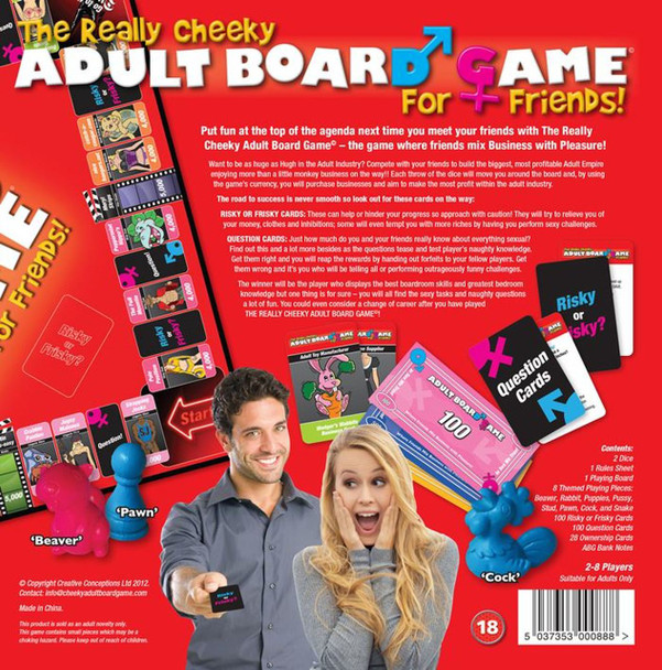 The Really Cheeky Adult Board Game Foreplay Fantasy Naughty Couple Romantic Gift
