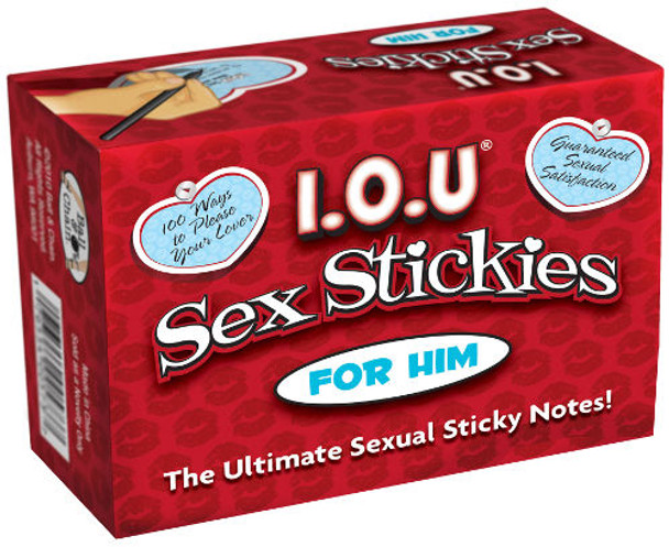 IOU Sex Stickies Notes Game For Him | Adult Sexy Message Post Romantic Notes Couple Bedroom Fun |