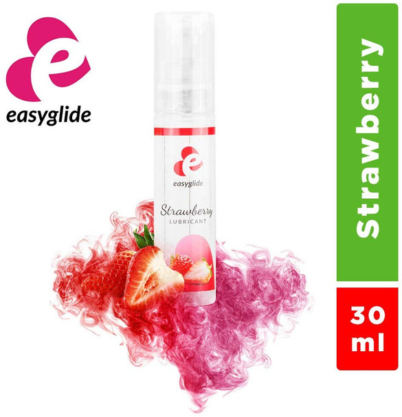 EasyGlide Fruit Flavoured Strawberry Water Based Lubricant Lube - 30ml