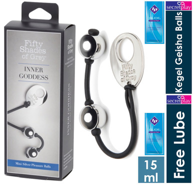 Boules De Geisha Inner Goddess Silver Jiggle - Sextoy Féminin Fifty Shades Of Grey