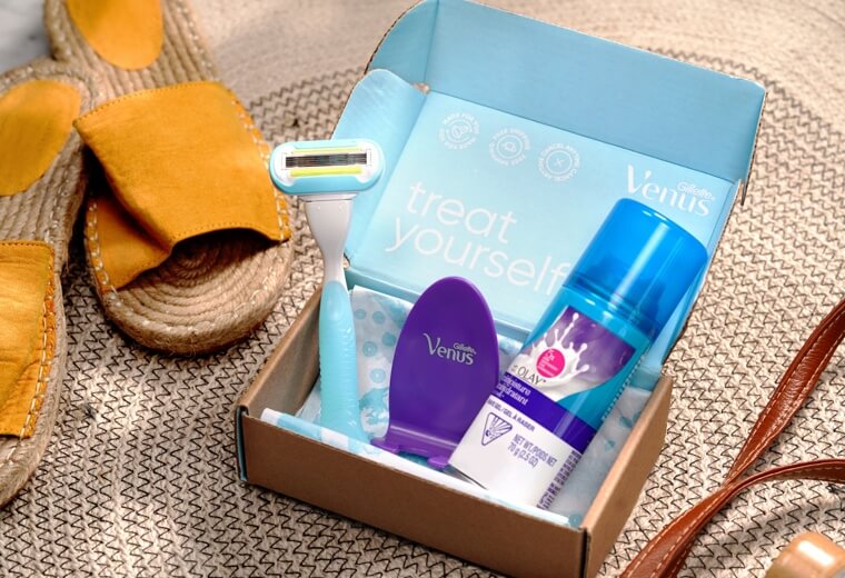 gillette venus and olay bikini kit