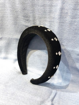 Faux Diamond-Studded Headband