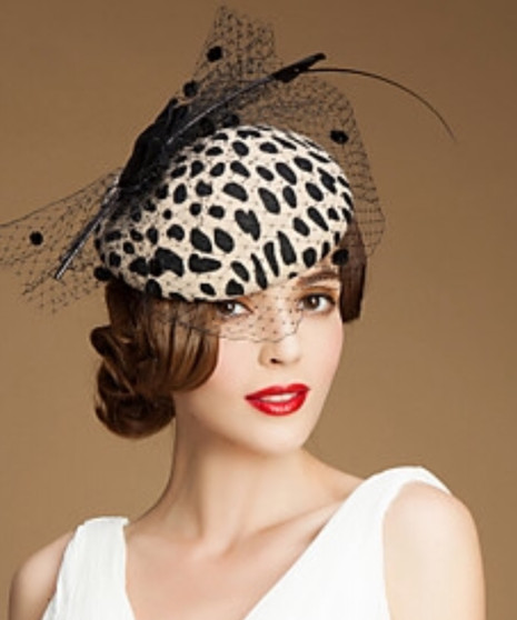 Carmen Leopard Fascinator /hat