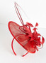 Aria Fascinator in Red