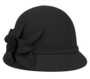 Ava Ladies Wool Felt Hat with side flower