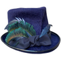 Abbott Navy Blue Fur Felt Classic Top Hat