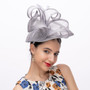 Lilly shape triple sinamay fascinator