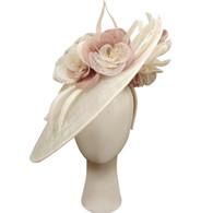 Madison Sinamay Saucer Fascinator