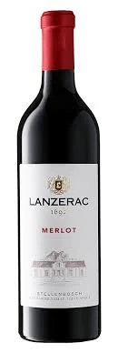 Bottle of Lanzerac Merlot 2023 from Stellenbosch