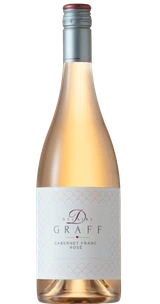 Delaire Graff Rosé Cabernet Franc wine bottle from Stellenbosch