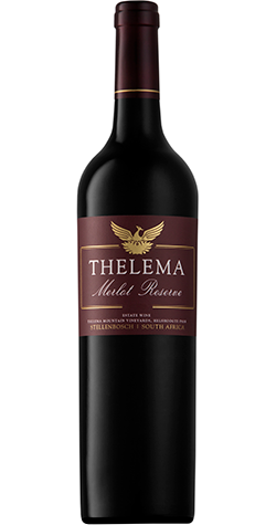 Bottle of Thelema 'Reserve' Merlot 2022 from Stellenbosch