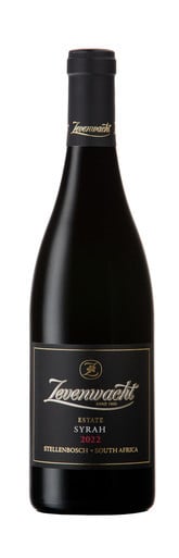 Bottle of Zevenwacht Syrah 2022 from Stellenbosch