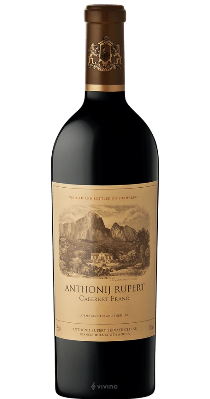 Anthonij Rupert Wines Cabernet Franc 2020 Franschhoek wine bottle