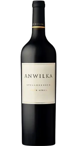 Anwilka Red Blend 2021 750ml bottle with deep garnet wine and classic estate label