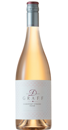 Delaire Graff Rosé Cabernet Franc wine bottle from Stellenbosch
