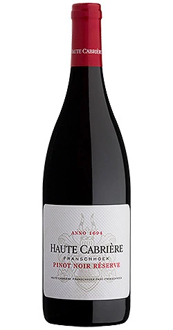 Bottle of Haute Cabrière Reserve Pinot Noir 2022 from Franschhoek