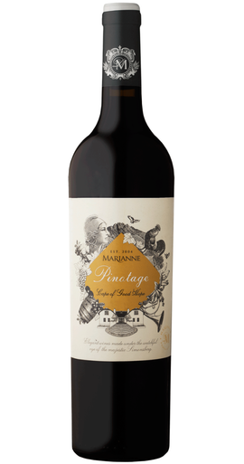 Marianne Old Vine Pinotage 2020 Simonsberg Paarl South African red wine bottle