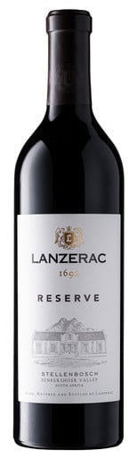 Lanzerac Jonkershoek Reserve Red Blend 2021 Stellenbosch wine bottle