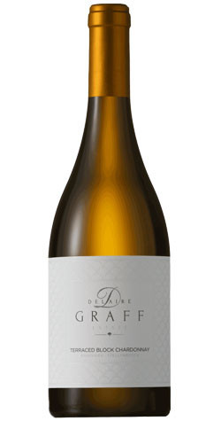 Delaire Graff Terraced Block Chardonnay 2025 Stellenbosch wine bottle