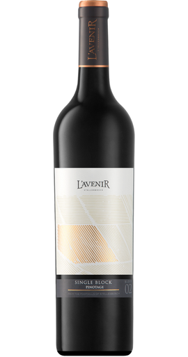 L'Avenir Single Block Pinotage 2022 Stellenbosch wine bottle