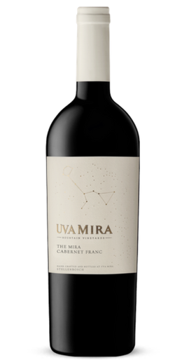 Uva Mira Mountain Vineyards The Mira Cabernet Franc 2023 Stellenbosch wine bottle