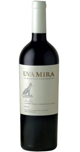Uva Mira Mountain Vineyards Fox's Lair Red Blend 2024 Stellenbosch wine bottle