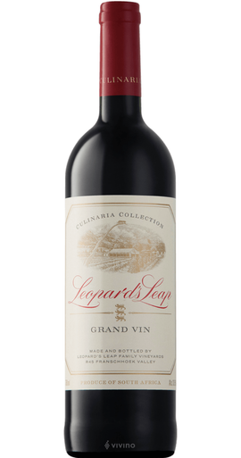Leopard's Leap Culinaria Collection Grand Vin 2022 Western Cape red blend wine bottle
