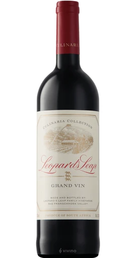 Leopard's Leap Culinaria Collection Grand Vin 2022 Western Cape red blend wine bottle