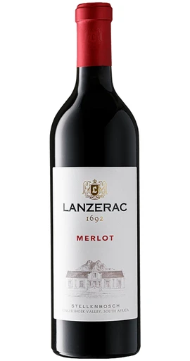 Lanzerac Merlot 2024 Stellenbosch wine bottle